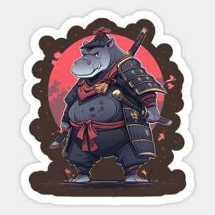 hippo Sticker